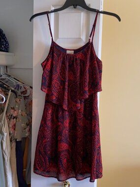Paisley print dress